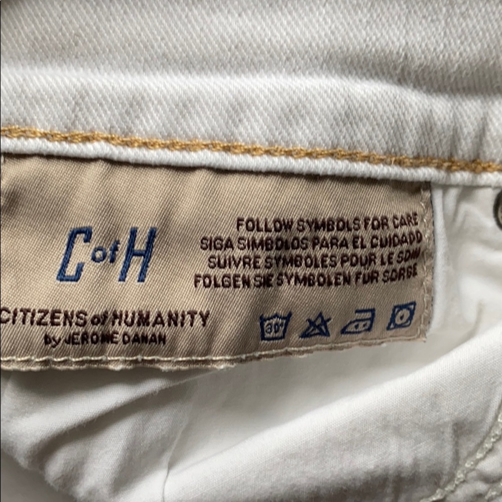 Citizens Of Humanity Thompson White Skinny Jeans - Picture 8 of 16